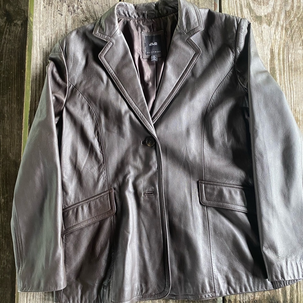 Women's Brown Leather Jacket